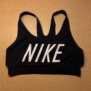 Nike Women's Black and White Sports Bra